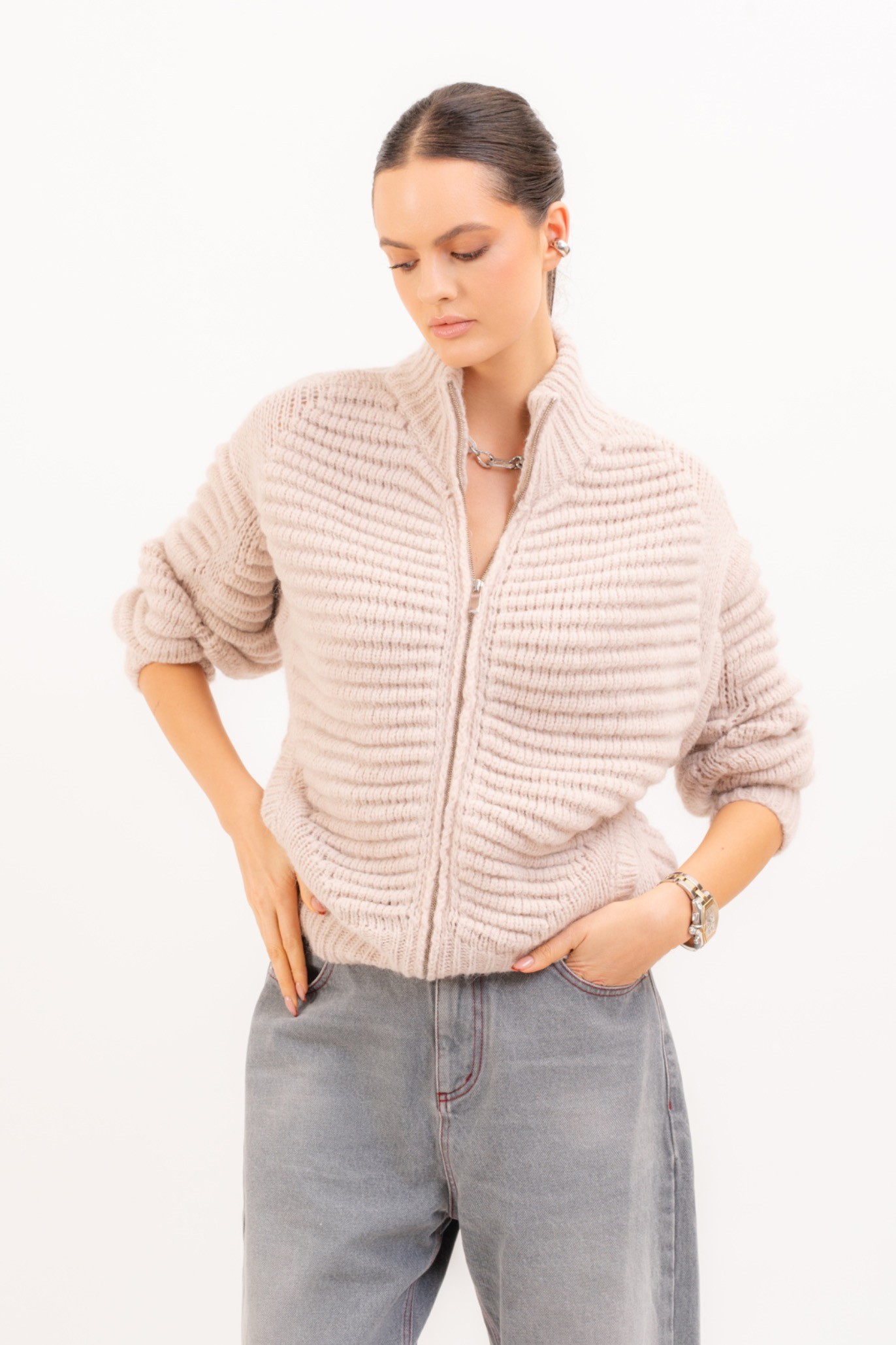 Sweter bomberka BRUNI