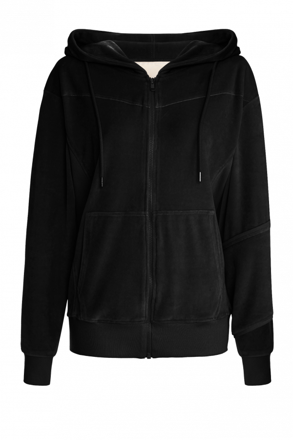 Bluza dresowa VELVET czarna