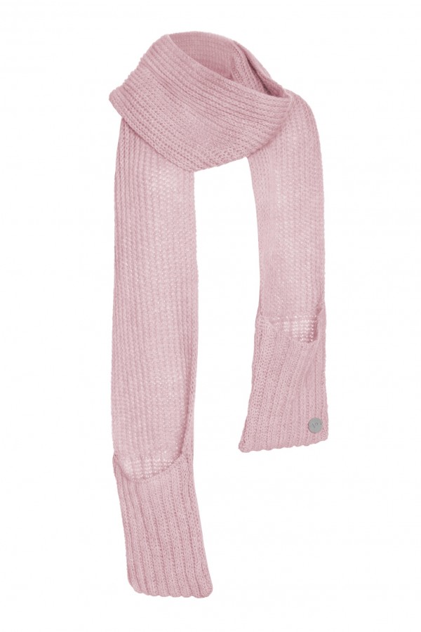Szalik z kieszeniami MEL różowy