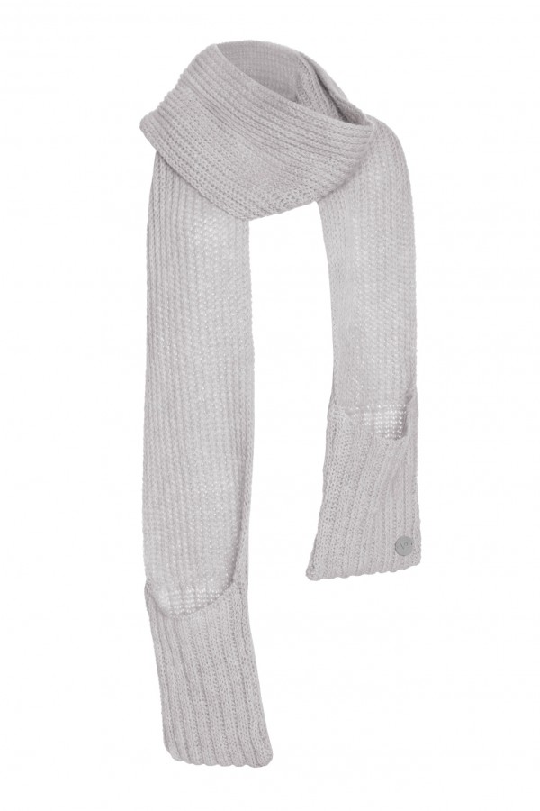 Szalik z kieszeniami MEL szary