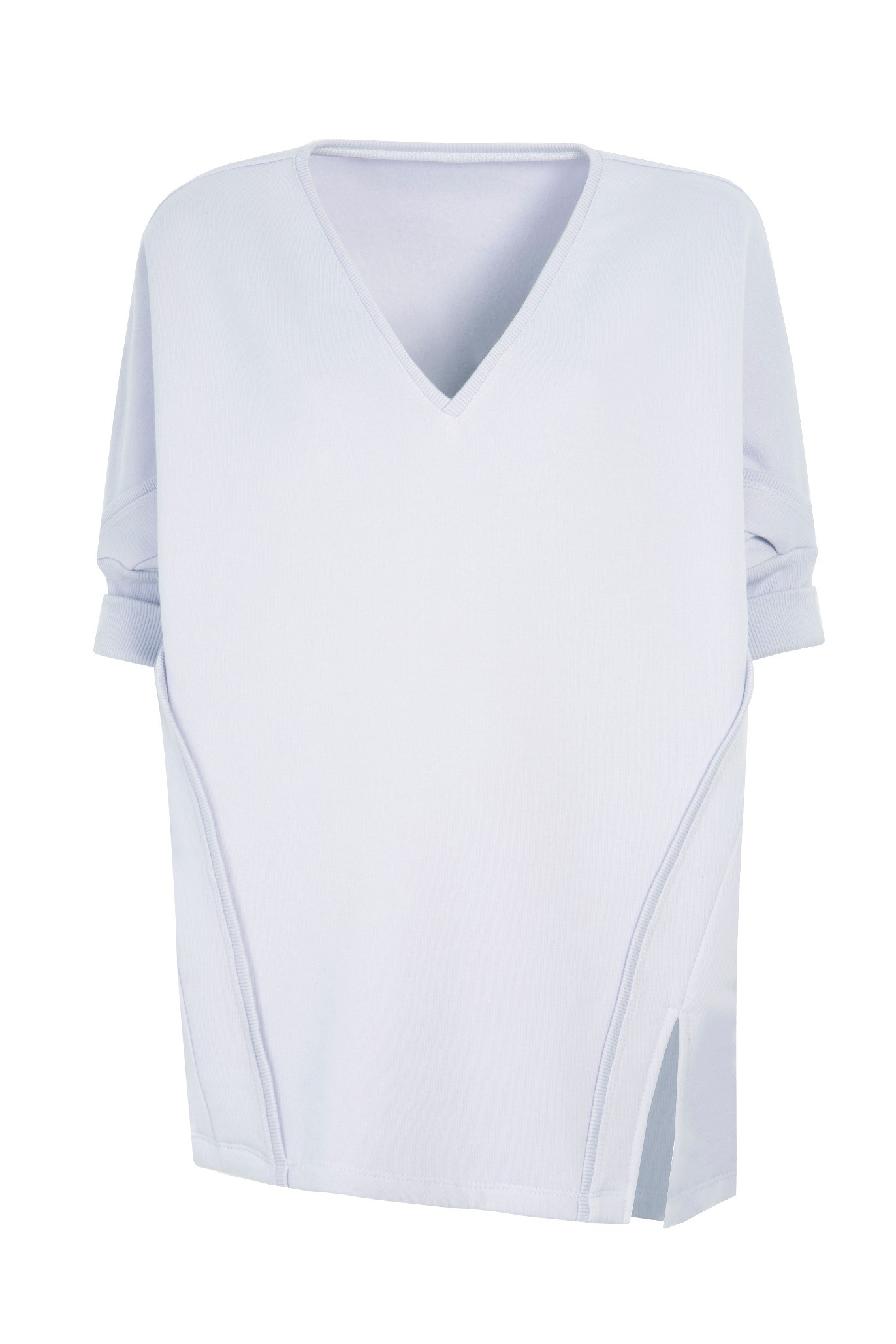Bluza dresowa krótki rękaw błękitna Bluza dresowa krótki rękaw błękitna