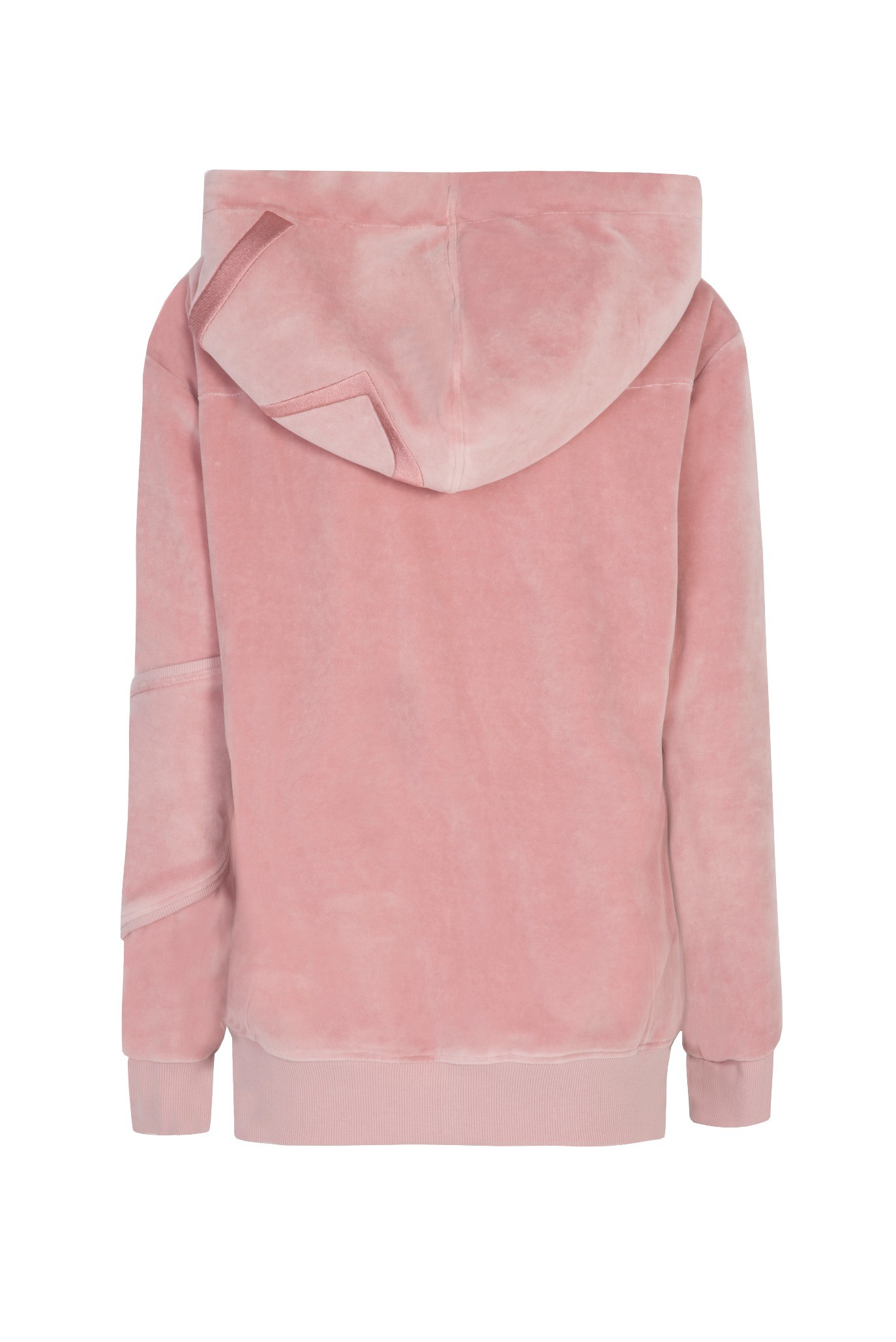 Bluza dresowa VELVET pudrowy róż Bluza dresowa VELVET pudrowy róż