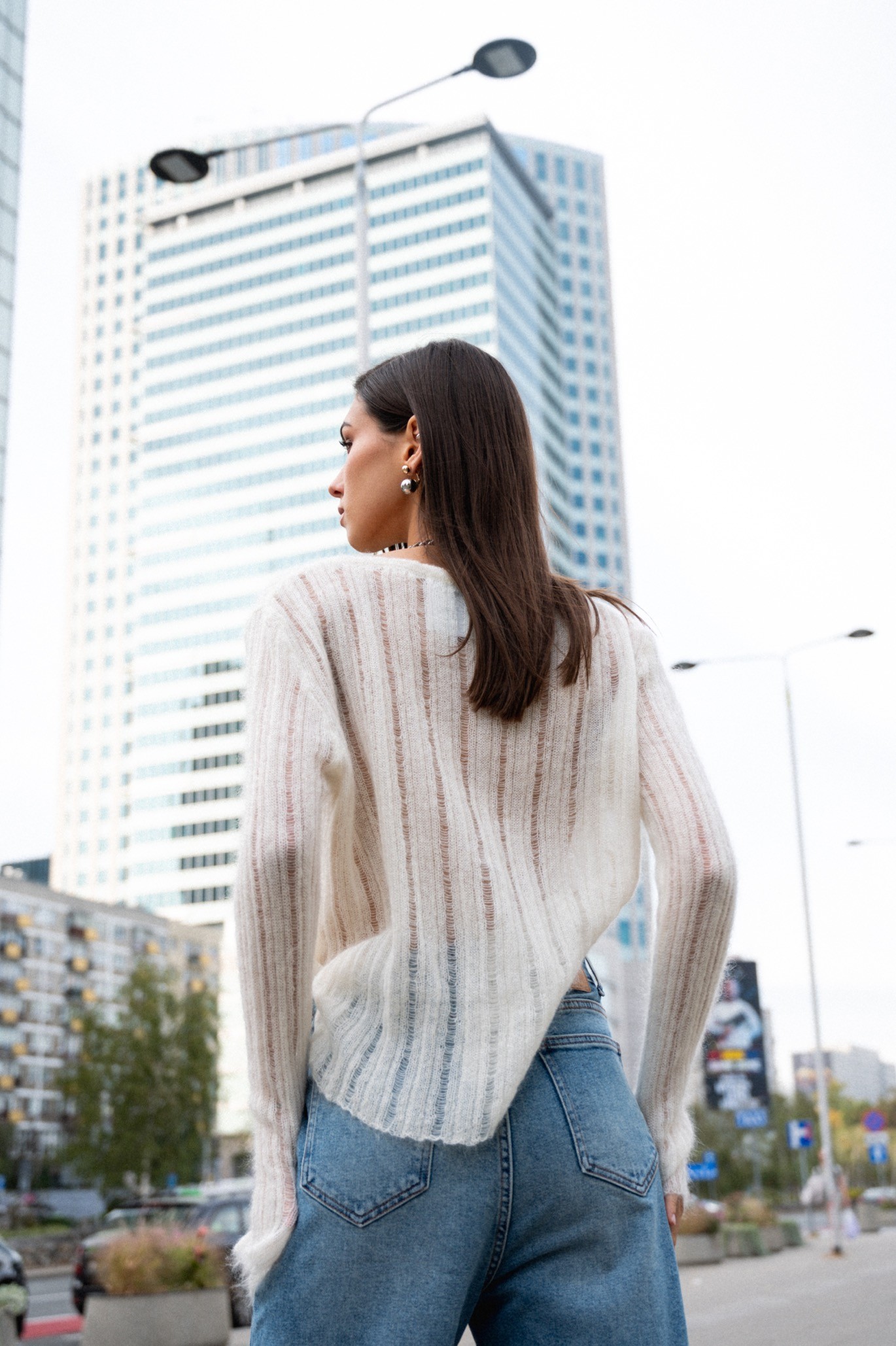 Sweter ażurowy CHARM Sweter ażurowy CHARM