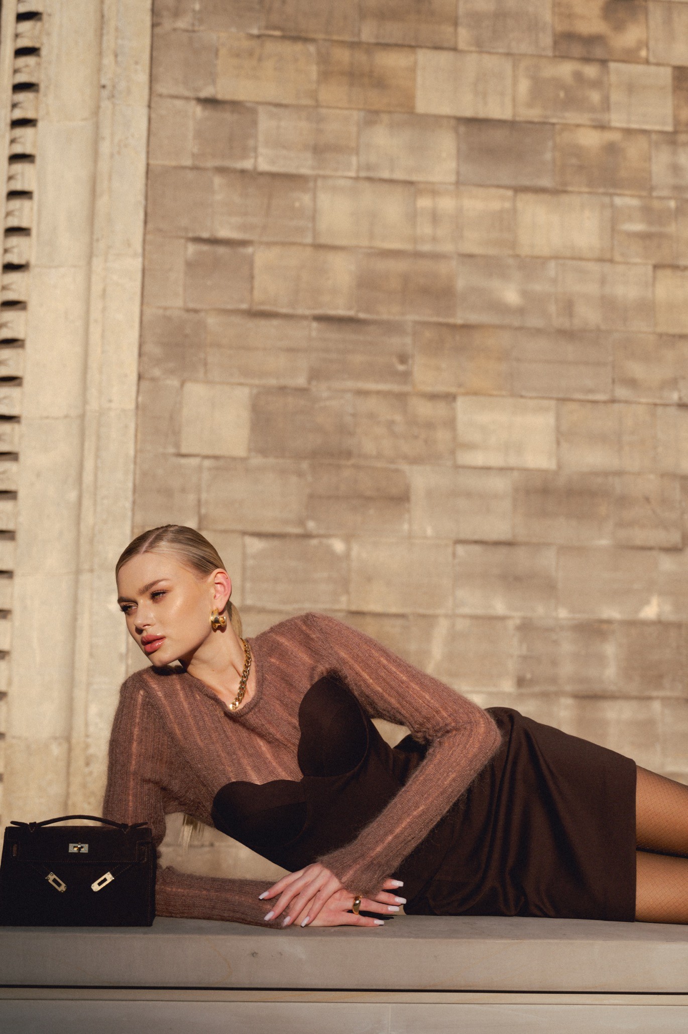 Sweter ażurowy CHARM Sweter ażurowy CHARM