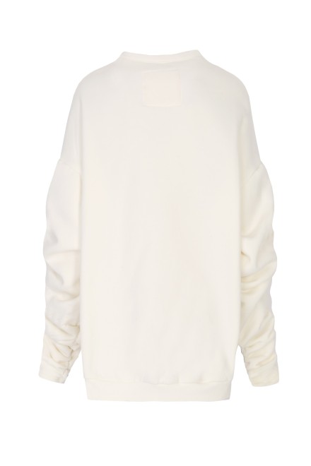 Bluza z marszczeniami ECRU