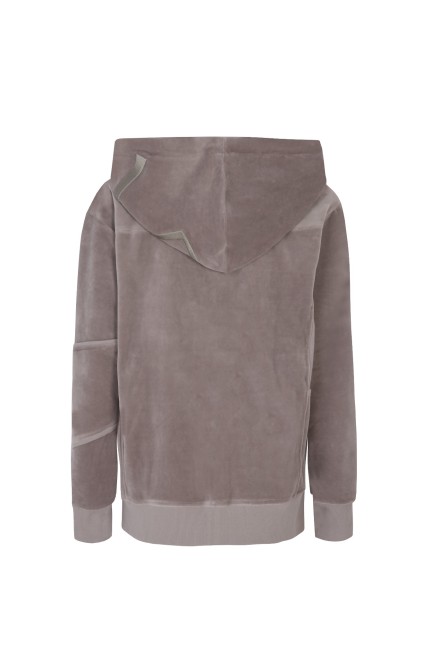 Bluza dresowa VELVET szara