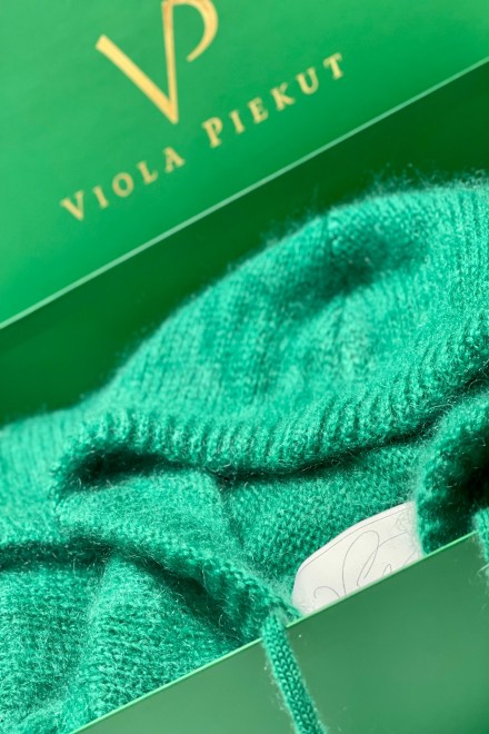 Sweter z kapturem FOREST GREEN