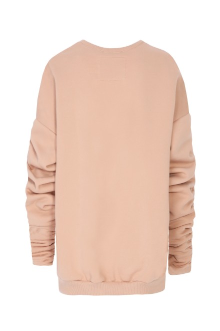 Bluza z marszczeniami POWDER PINK