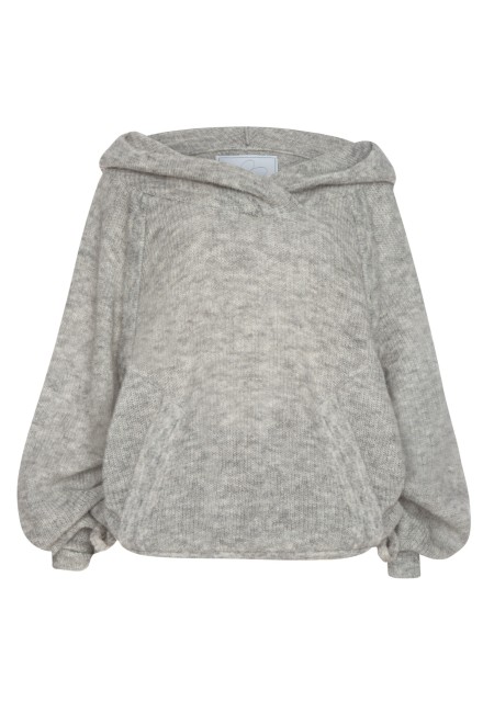 Sweter z kapturem HOMIE szary